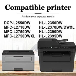 VIT Compatible 2 Pack TN-730 TN730 Toner Cartridge Black Replacement for Brother DCP-L2550DW MFC-L2710DW L2750DW L2750DWXL HL-L2350DW L2370DWDWXL L2390DW L2395DW Printer