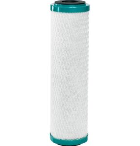 ge fxuvc drinking water system replacement filter, white and aqua, 9.75 x 2.63 x 9.75 inches