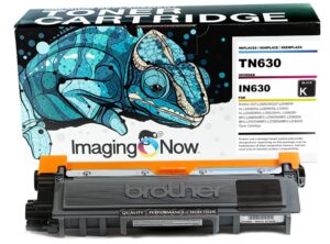 imagingnow – brother tn630 genuine standard yield toner cartridge oem replacement – high page yield – eco-friendly – premium cartridge replacement – 3 units