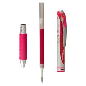 Pentel EnerGel RTX Retractable Liquid Gel Pen, (0.7mm) Metal Tip, Medium Line,Assorted Ink, 8-Pk (BL77BP8M1)