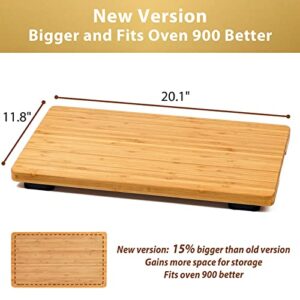 Cutting board Compatible with Breville BOV900BSS the Smart Oven Air Fryer Pro, Accessories for Countertop Convection Oven, With Heat Resistant Silicone Feet, Creates Storage Space, Protects Cabinets