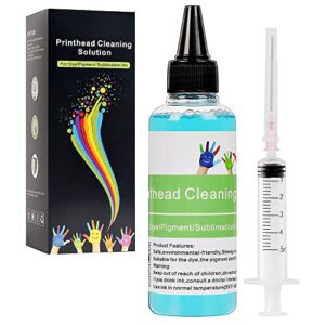 printhead cleaning kit fit for inkjet printers hp, epson, canon, brother & lexmark, printers cleaning kit(100ml)