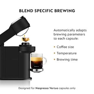 Nespresso Vertuo Next Deluxe Coffee and Espresso Machine by Breville, Matte Black Chrome