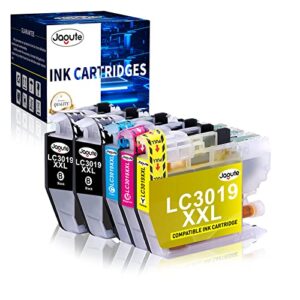 jagute lc3019 compatible ink cartridge replacement for brother lc3019 lc3019 xxl work for brother mfc-j5330dw mfc-j6530dw mfc-j6730dw mfc-j6930dw mfc-j6530dw mfc-j5335dw(2black/cyan/magenta/yellow)
