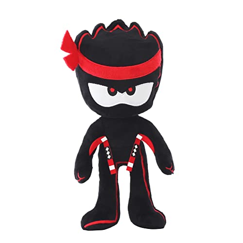 NINJA KIDZ TV Plush Buddy – Ashton | 12 Inch Figure | Removable Signature Toy Axes | Collectable | Great Gift & Fun Toy for Kids