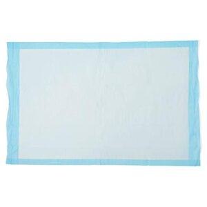 medline quilted basic disposable blue underpad, 23 x 36 for incontinence, furniture protection or pet pads (pack of 150)
