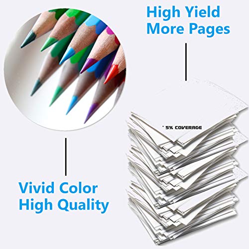 INK4WORK 4-Pack Cyan Compatible Replacement for Brother LC3013XL LC-3013 LC3011 XL Ink Cartridge for use with MFC-J491DW MFC-J497DW MFC-J690DW MFC-J895DW (Cyan x 4)