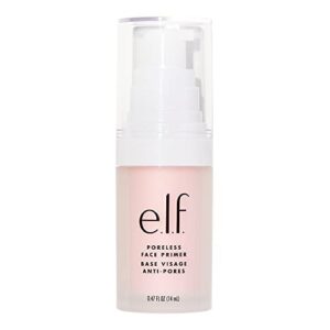 e.l.f. poreless face primer, restoring makeup primer for a flawless, smooth canvas, infused with tea tree & vitamin a, vegan & cruelty-free.47 oz