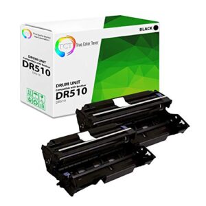 tct premium compatible drum unit replacement for brother dr-510 dr510 black works with brother dcp-8040 8040d 8045d 8045dn, hl-5130 5170dn 5170n, mfc-8120 8840d 8840dn printers (20,000 pages) – 2 pack