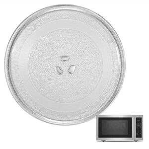 12.5" GE and Samsung -Compatible Microwave Glass Plate/Microwave Glass Turntable Plate Replacement - 12 1/2" Plate, Equivalent to G.E. WB39X10002 and WB39X10003