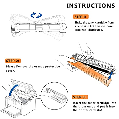 MaxColor 2 TN850 High Yield Toner Cartridge and 1 DR820 Drum Unit Compatible TN-850 DR-820 Replacement for Brother DCP-L5500DN L5600DN MFC-L6700DW L5800DW HL-L6250DW L5000D Printer
