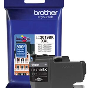 Rother LC-3019BK Super High Yield Ink Cartridge - Black - 1 Pack in Retail Packing …