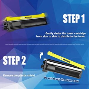 INK E-SALE Compatible Toner Cartridge Replacement for Brother TN210 TN-210(KCMY, 4-Pack), use for Brother HL-3040CN HL-3045CN HL-3070CW HL-3075CW MFC-9010CN MFC-9120CN MFC-9125CN MFC-9320CW MFC-9325CW