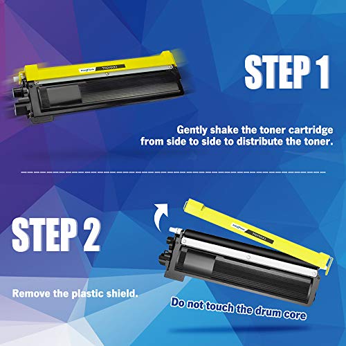 INK E-SALE Compatible Toner Cartridge Replacement for Brother TN210 TN-210(KCMY, 4-Pack), use for Brother HL-3040CN HL-3045CN HL-3070CW HL-3075CW MFC-9010CN MFC-9120CN MFC-9125CN MFC-9320CW MFC-9325CW