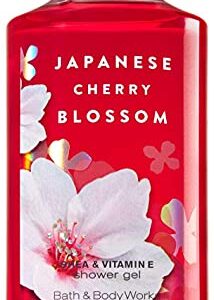 Bath & Body Works Japanese Cherry Blossom Set - Shower Gel 10 oz, Fragrance Mist 8 oz, Body Lotion 8 oz