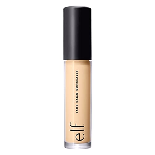 e.l.f. 16HR Camo Concealer, Full Coverage, Highly Pigmented Concealer With Matte Finish, Crease-proof, Vegan & Cruelty-Free, Fair Warm, 0.203 Fl Oz