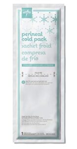 medline standard perineal cold packs, 4.5 x 14.25, pack of 24, green