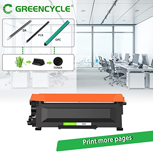 Greencycle black Compatible Toner Cartridge Replacement for Brother TN450 TN420 TN-450 TN-420 use with HL-2270DW HL-2280DW HL-2230 HL-2240 MFC-7360N MFC-7860DW DCP-7065DN Intellifax 2840 2940 (1 Pack)