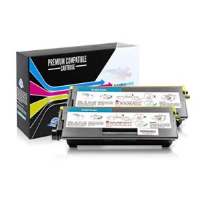 suppliesoutlet compatible toner cartridge replacement for brother tn460 / tn-460 / tn430 / tn-430 (black,2 pack)