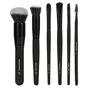 e.l.f. flawless face kit, 6 piece brush collection