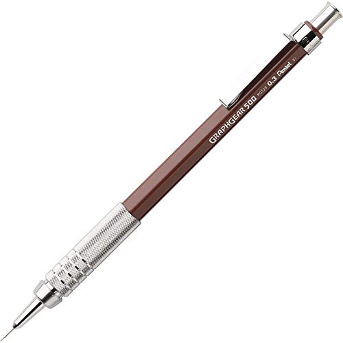 Pentel GraphGear 500 Automatic Drafting Pencils - PG523E, PG525A, PG527C, PG529N, 1 for Each