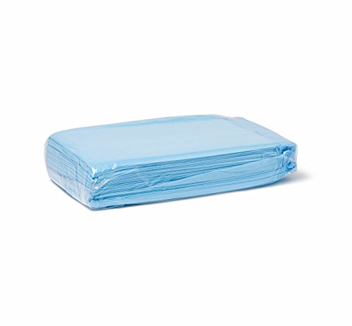 Medline Industries, Inc. MSC281224C Ultra Lightweight Tissue and Plastic 17” x 24” Disposable Underpad, Great For Changing Table and Surfaces, 300 Per Case