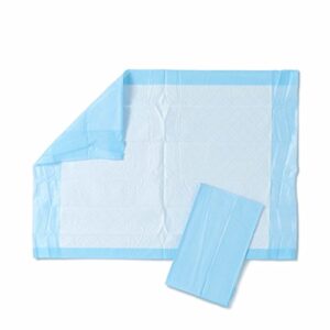 Medline Industries, Inc. MSC281224C Ultra Lightweight Tissue and Plastic 17” x 24” Disposable Underpad, Great For Changing Table and Surfaces, 300 Per Case