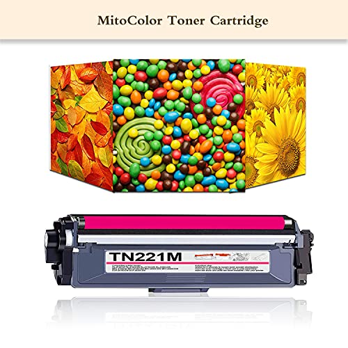 Compatible 1-Pack TN221M Magenta Toner Cartridge Replacement for Brother TN 221 TN-221M MFC-9130CW HL-3170CDW MFC-9340CDW HL-3140CW HL-3180CDW MFC-9330CDW Printer Toner