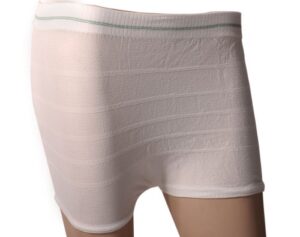 medline msc86400 msc86400z premium knit incontinence underpants (pack of 5)
