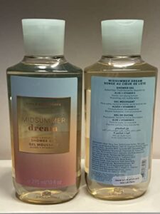 bath and body works gift set of of 2 – 10 fl oz shower gel (midsummer dream)