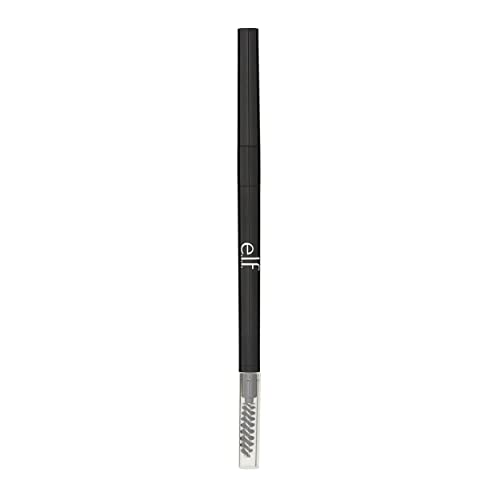 e.l.f., Ultra Precise Brow Pencil, Creamy, Micro-Slim, Precise, Defines, Creates Full, Natural-Looking Brows, Tames and Combs Brow Hair, Taupe, 0.002 Oz