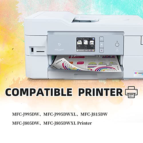 BJ-INK LC3033XXL LC3033 LC3035 Compatible Ink Cartridges Replacement for Brother MFC-J995DW MFC-J995DWXL MFC-J815DW, MFC-J805DW, MFC-J805DWXL Printer (Black, Cyan, Magenta, Yellow, 4-Pack)