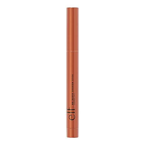 e.l.f. No Budge Shadow Stick, Longwear, Smudge-Proof Metallic Eyeshadow, Copper Chic, 0.056 Oz (1.6g)