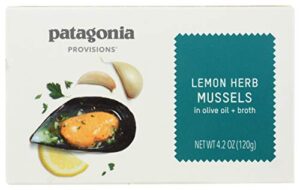 patagonia provisions, mussels lemon herb organic, 4.2 ounce