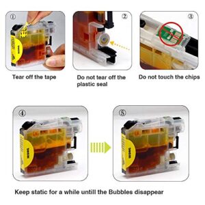 Tuobo LC203XL Replacement for Brother LC203XL Work with MFC-J480DW MFC-J885DW MFC-J485DW MFC-J880DW MFC-J680DW MFC-J4420DW MFC-J4620DW MFC-j460DW MFC-J5620DW MFC-J5720DW J5520DW J4320DW (6 Color)