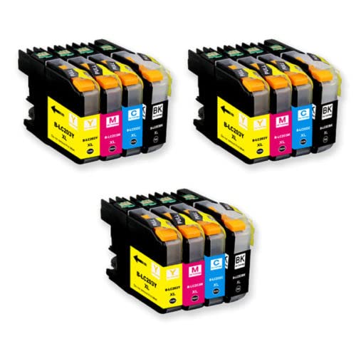 Inkpro Compatible Ink Cartridge Replacement for Brother LC201 LC203XL LC203 XL for MFC J480DW MFC J485DW J880DW J460DW J4620DW J4420DW MFC J5520DW MFC J680DW Printer (Black)