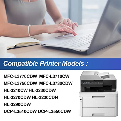 TN223 Compatible TN223C TN223M TN223Y Toner Cartridge Replacement for Brother MFC-L3770CDW MFC-L3710CW Printer Toner (1C+1Y+1M).