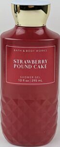 bath and body works strawberry pound cake shower gel wash 10 ounce