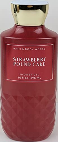 Bath and Body Works Strawberry Pound Cake Shower Gel Wash 10 Ounce