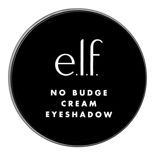 e.l.f. No Budge Cream Eyeshadow, 3-in-1 Eyeshadow, Primer & Liner With Crease-Resistant Color & Stay-Put Power, Vegan & Cruelty-Free, Sahara