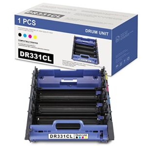 (1 pack) dr-331cl color remanufactured drum compatible replacement for brother printer dr331cl drum unit-retail packaging,hl-l8250cdn mfc-l8600cdw l8850cdw l9550cdw printer