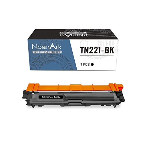 NoahArk 1 Pack TN221 Compatible Toner Cartridge Replacement for Brother TN-221 Work for HL-3140CW HL-3150CDN HL-3170CDW HL-3180CDW MFC-9130CW MFC-9140CDN MFC-9330CDW MFC-9340CDW DCP-9020CDN Printer