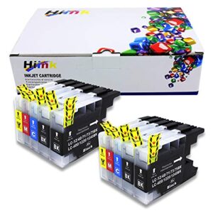 hiink compatible ink cartridge replackement for brother lc71 lc75xl lc75 ink cartridges use in mfc-j280w j825dw j430w j835dw j625dw j425w j6710dw j280w j6910dw j5910dw j6510dw j435w(10-pack)