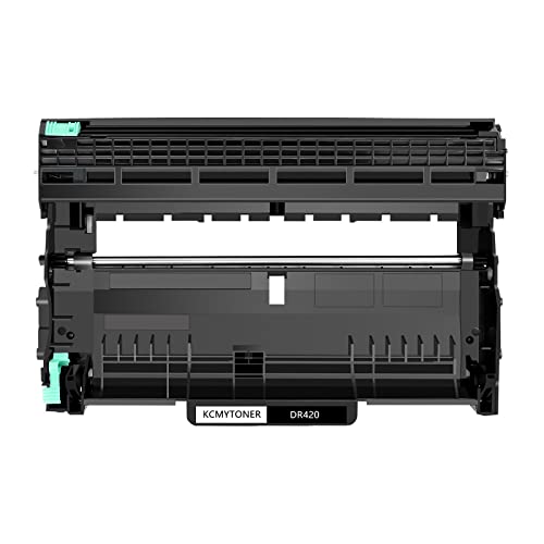 KCMYTONER 3 Pack TN450 High Yield Black Toner Cartridge + 2 Pack DR420 Drum Unit Replacement Compatible for Brother MFC-7860dw MFC-7360n HL-2280dw HL-2270dw HL-2240 DCP-7065dn Intellifax 2840 Printer