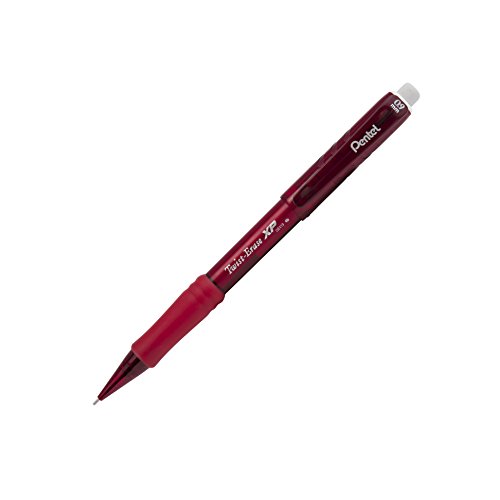 Pentel Twist-Erase EXPRESS Mechanical Pencil 0.9mm, Red Barrel, Box of 12 (QE419B)