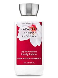 bath & body works signature collection body lotion, japanese cherry blossom, 8 ounce