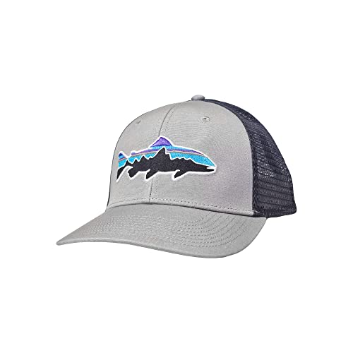 Patagonia Fitz Roy Fish LoPro Trucker Hat (Salt Grey)