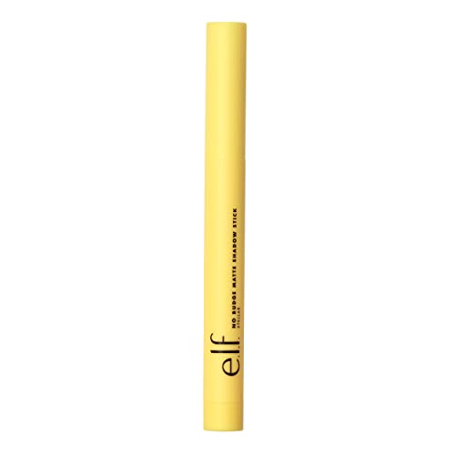 e.l.f. No Budge Matte Shadow Stick, One-Swipe Cream Eyeshadow Stick, Long-Wear & Crease Resistant, Matte Finish, Stellar