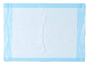 medline ultra lightweight tissue and plastic 17” x 24” disposable underpad, great for changing table and surfaces, 100 count