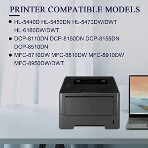 MOLIMER TN-750 TN750 High Yield Toner Cartridge TN750 Compatible Replacement for HL-5440D 5450DN 5470DW/DWT DCP-8110DN 8150DN 8155DN MFC-8710DW 8810DW 8910DW Printer (1 Pack, Black)